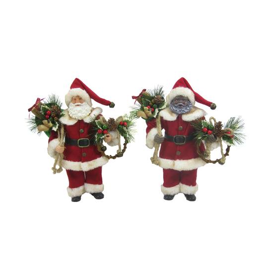 Assorted 11 Traditional Santa Accent By Ashland